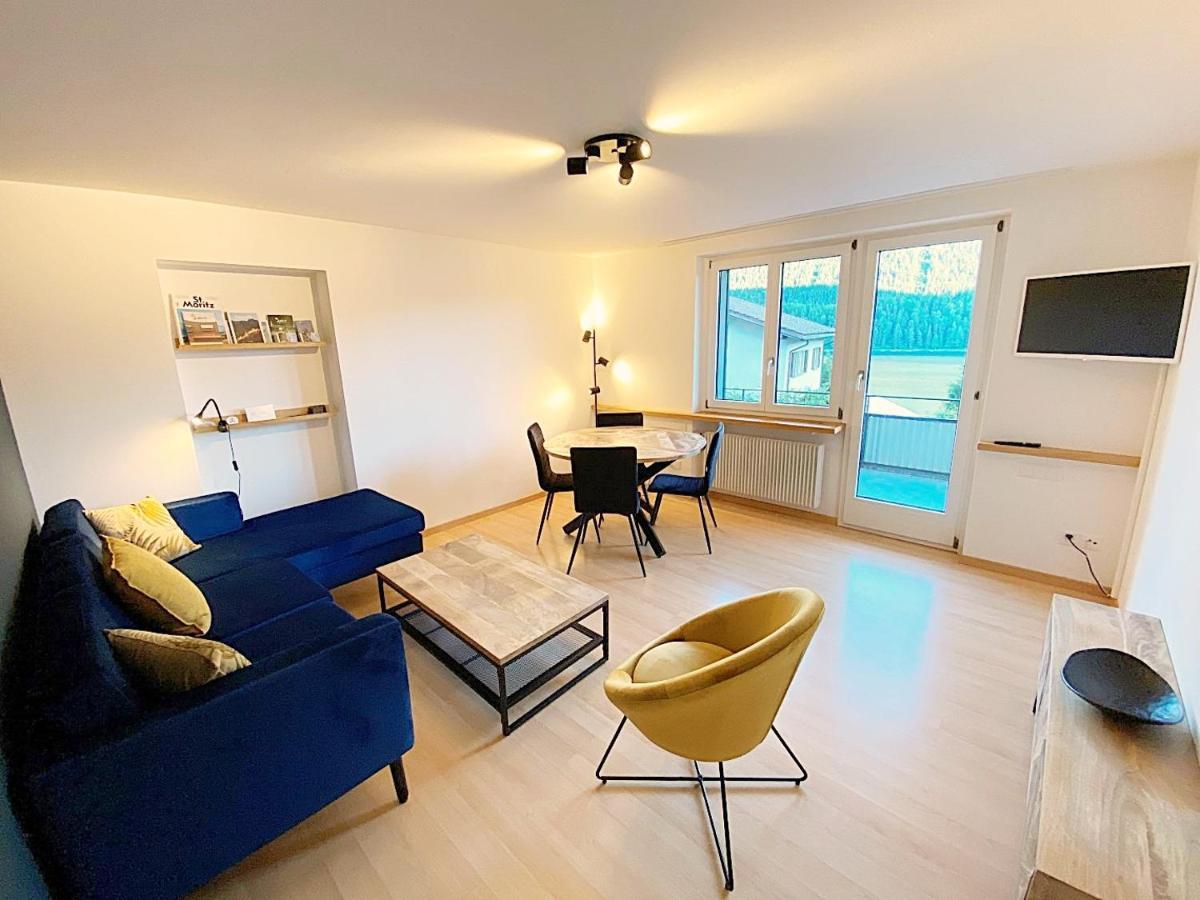 70M2 Mit Seeblick, Balkon, Serlas, Parkplatz - S11,1 Санкт-Мориц Экстерьер фото
